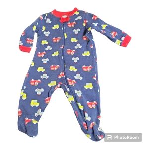Firetruck, Police, Ambulance pattern onesie blue/red brand Garanimals 3-6 months